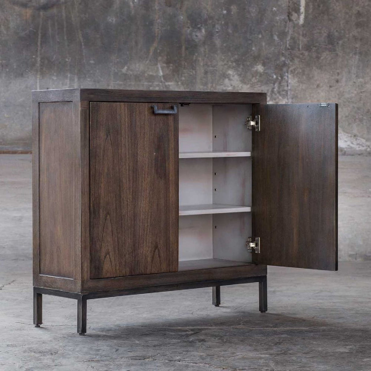 2-Door Wooden Cabinet by Uttermost Nadie, alternate view 3