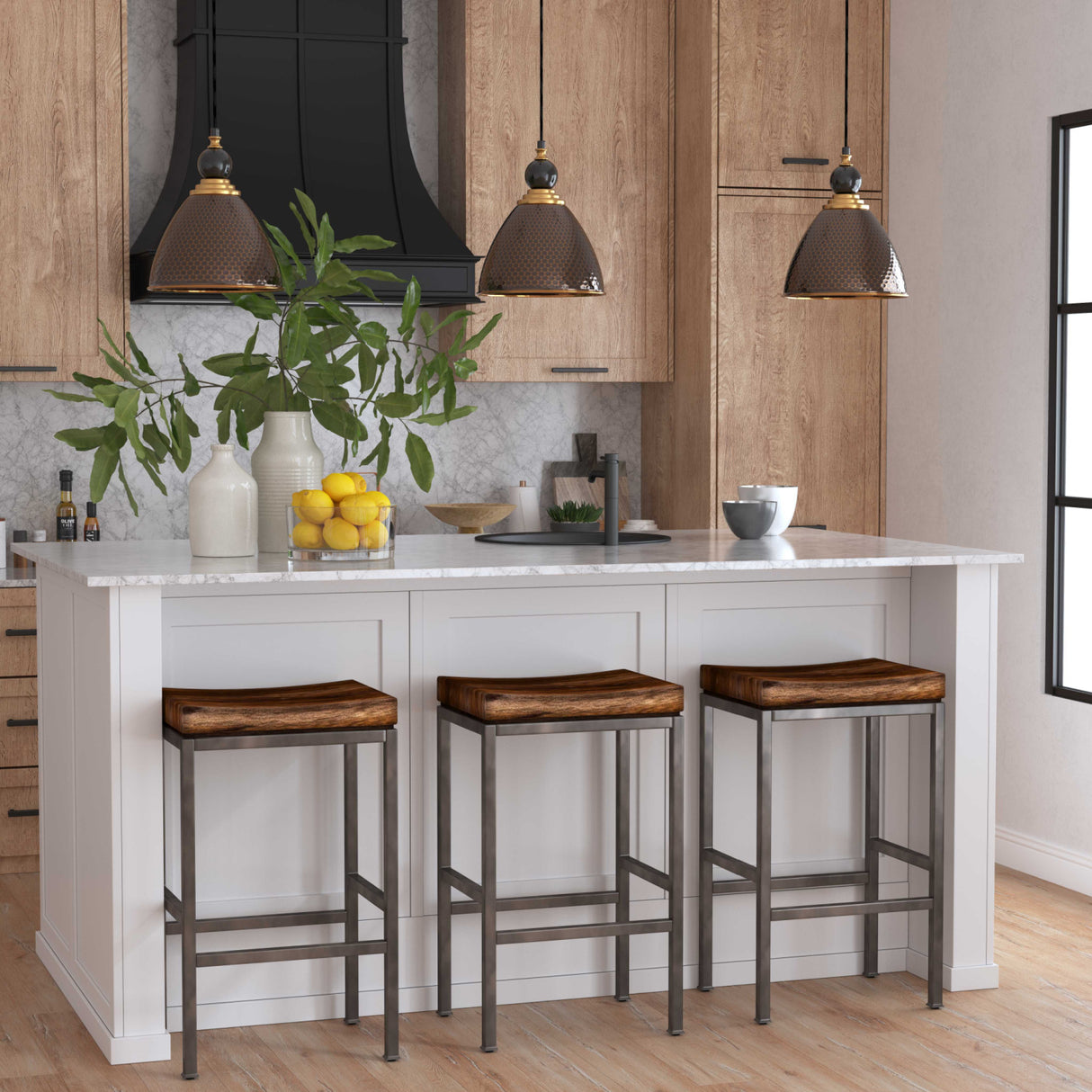 Solid Hardwood Bar Stool | Oroa.com