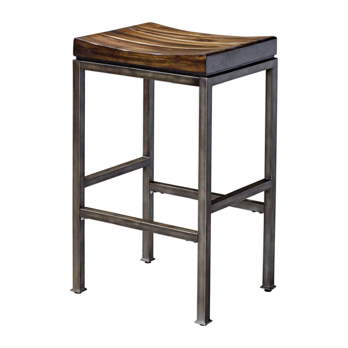 Solid Hardwood Bar Stool by Uttermost Beck, alternate view 3
