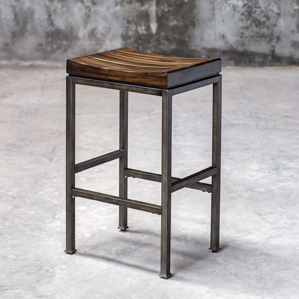Solid Hardwood Bar Stool by Uttermost Beck, alternate view 6