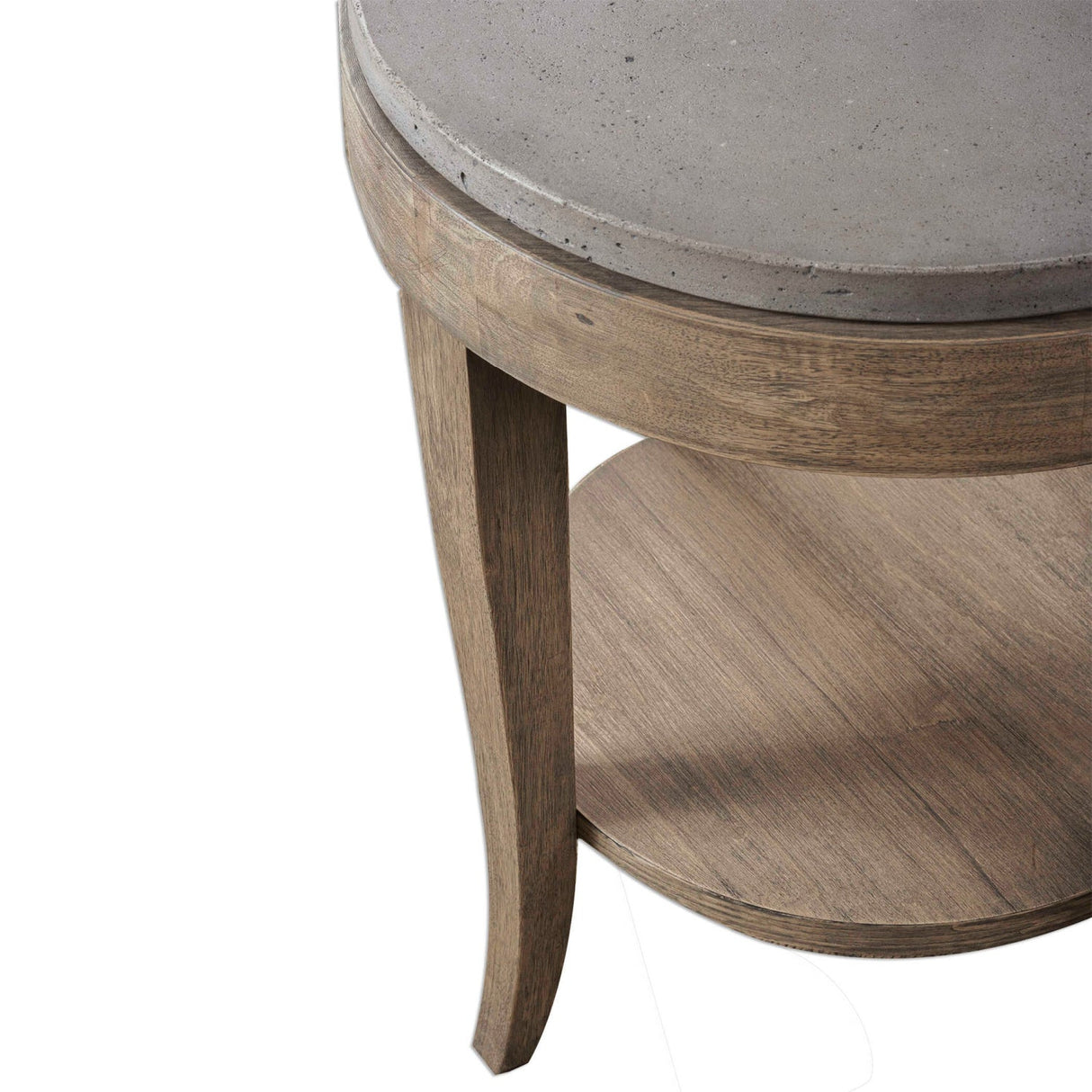 Modern European furniture - Round Birch Wood Side Table - www.oroa.com