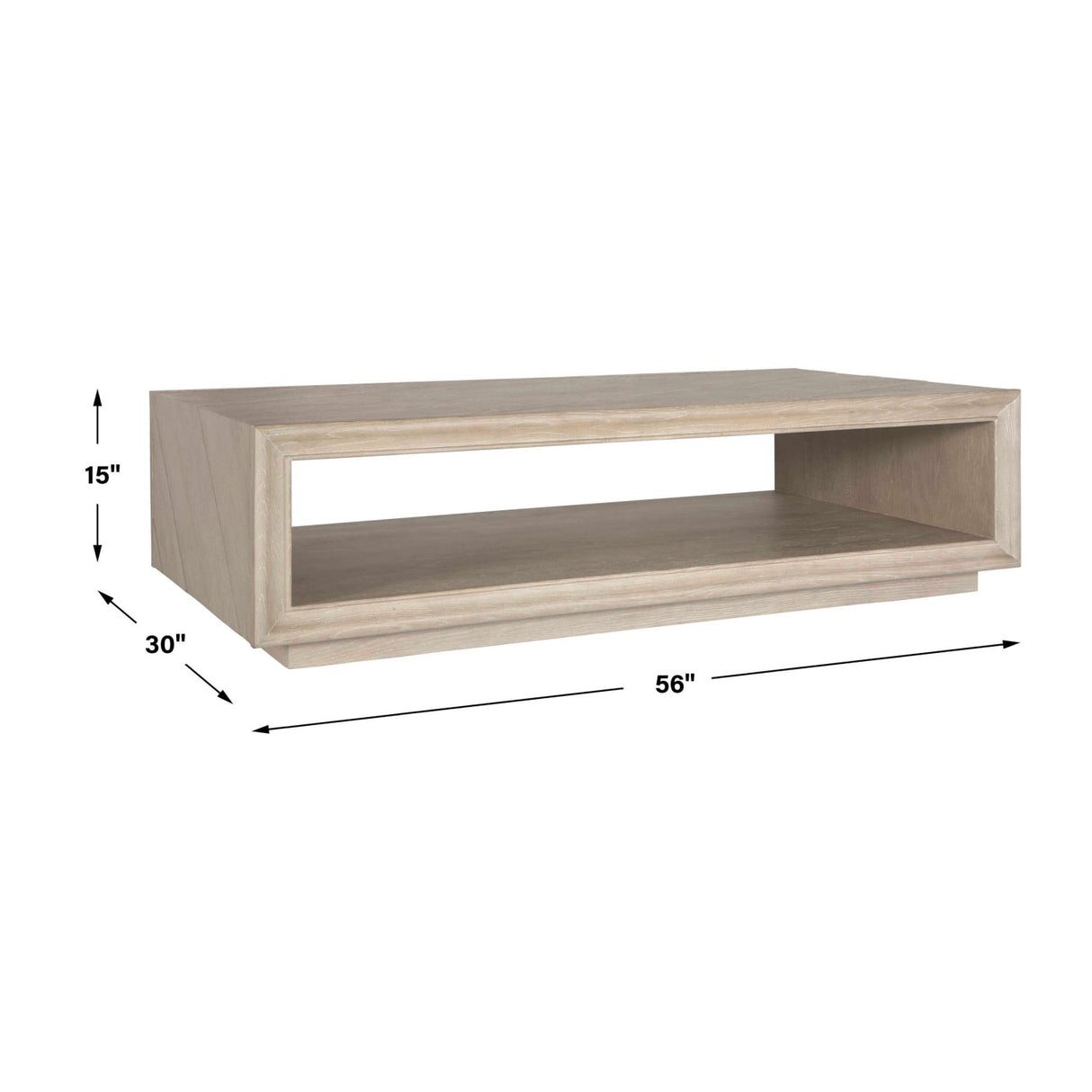 Modern European furniture - Light Oak Coffee Table - www.oroa.com