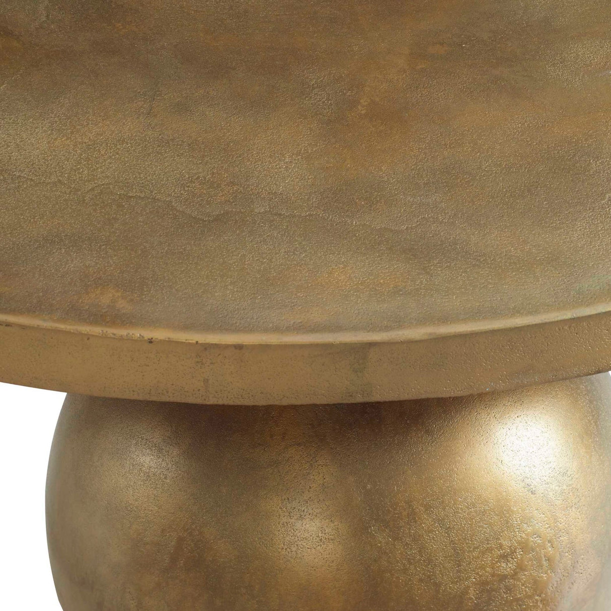 Sphere Base Aluminum Coffee Table by Uttermost Triplet, alternate view 5