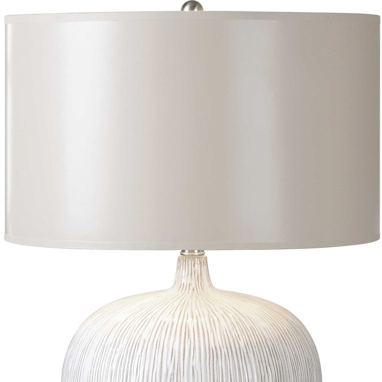 Modern European furniture - Distressed White Ceramic Table Lamp by Uttermost Georgios - www.oroa.com