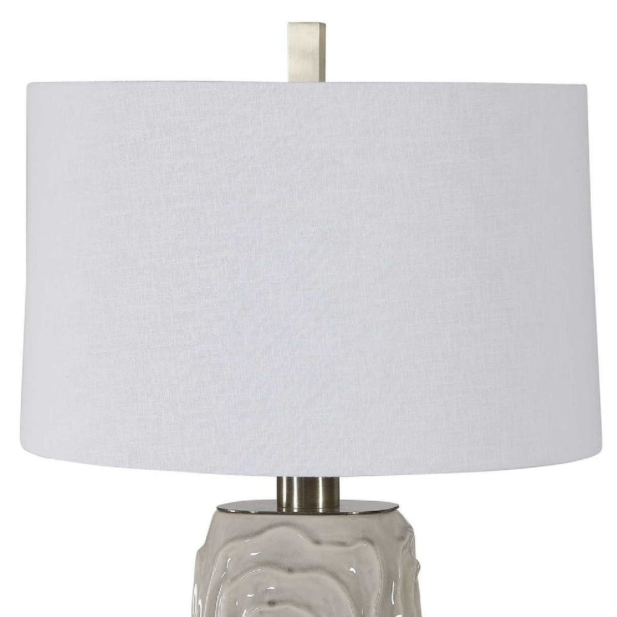 Geometric Patterned Ceramic Table Lamp by Uttermost Zade, alternate view 12