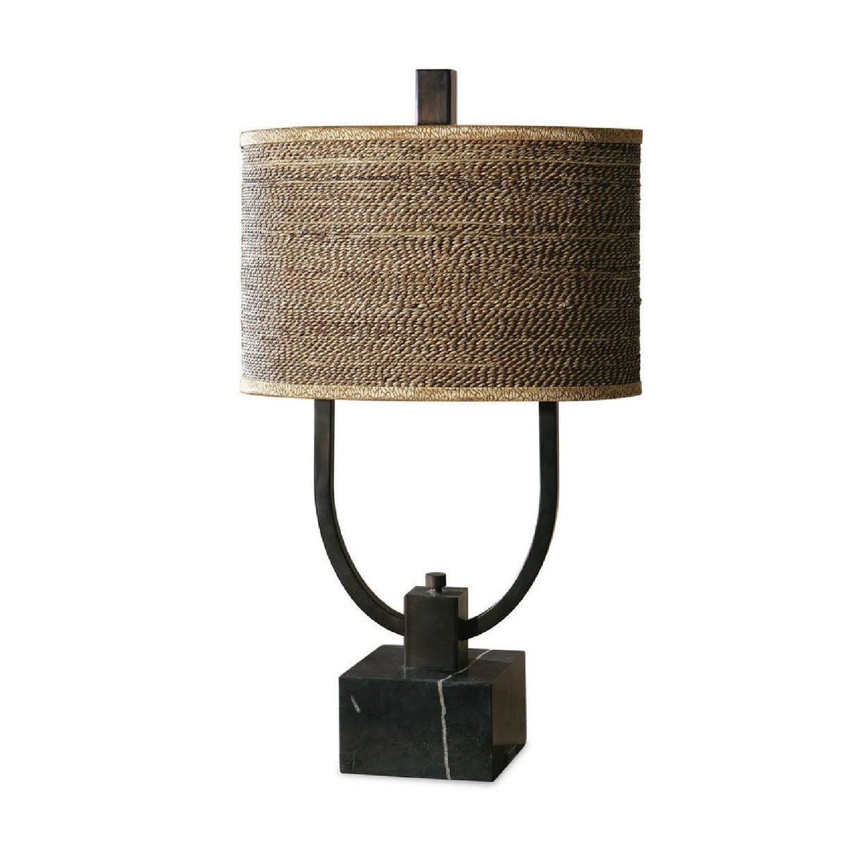 Woven Rattan Table Lamp by Uttermost Stabina