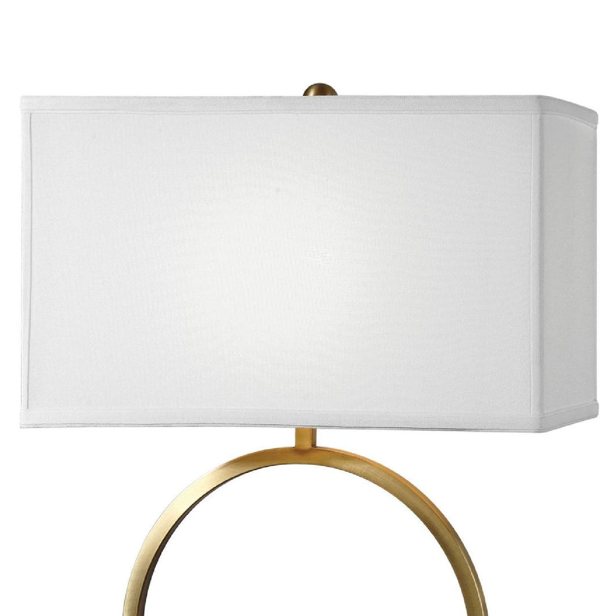 Modern European furniture - Brushed Brass Ring Table Lamp by Uttermost Duara - www.oroa.com