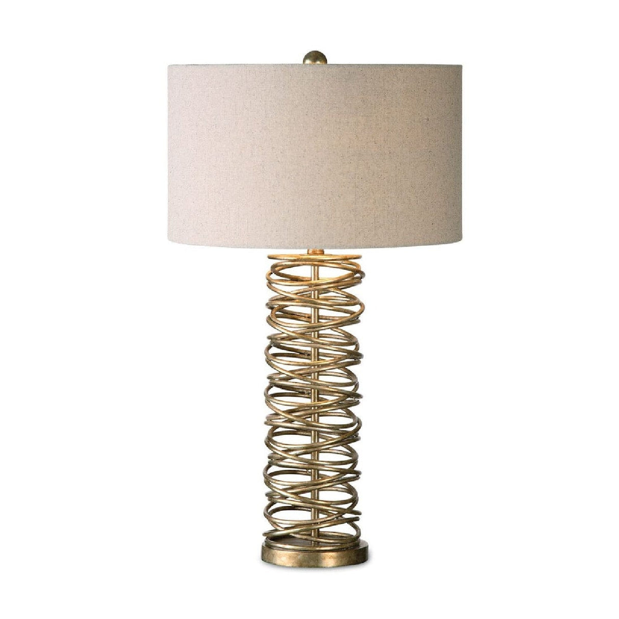 Modern European furniture - Antique Silver Loops Table Lamp by Uttermost Amarey - www.oroa.com