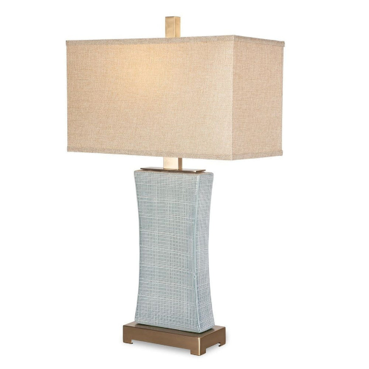Modern European furniture - Pale Blue Ceramic Table Lamp by Uttermost Cantarana - www.oroa.com
