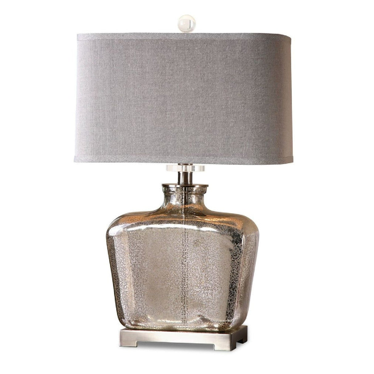 Modern European furniture - Speckled Mercury Glass Table Lamp by Uttermost Molinara - www.oroa.com