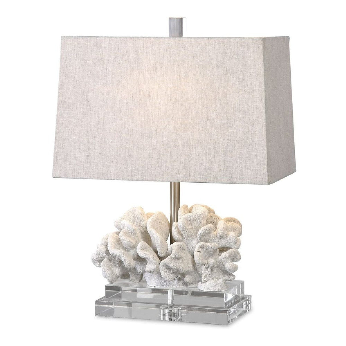 Modern European furniture - White Reef-Inspired Table Lamp by Uttermost Coral - www.oroa.com