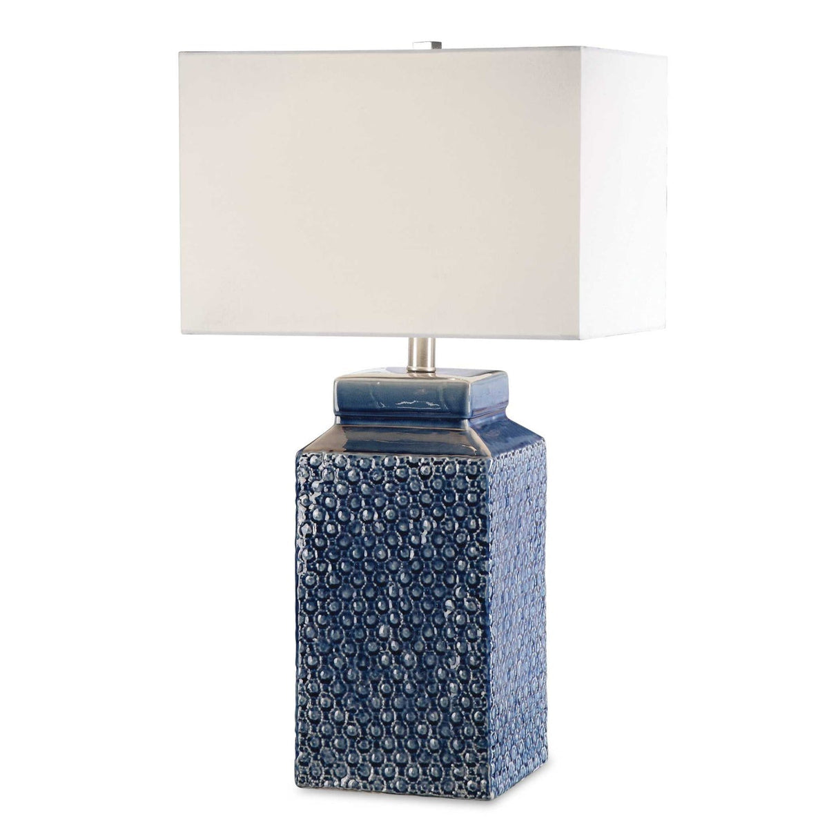 Modern European furniture - Textured Blue Ceramic Table Lamp by Uttermost Pero - www.oroa.com