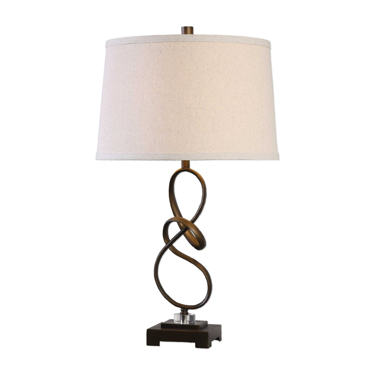 Modern European furniture - Twisted Bronze Table Lamp - www.oroa.com