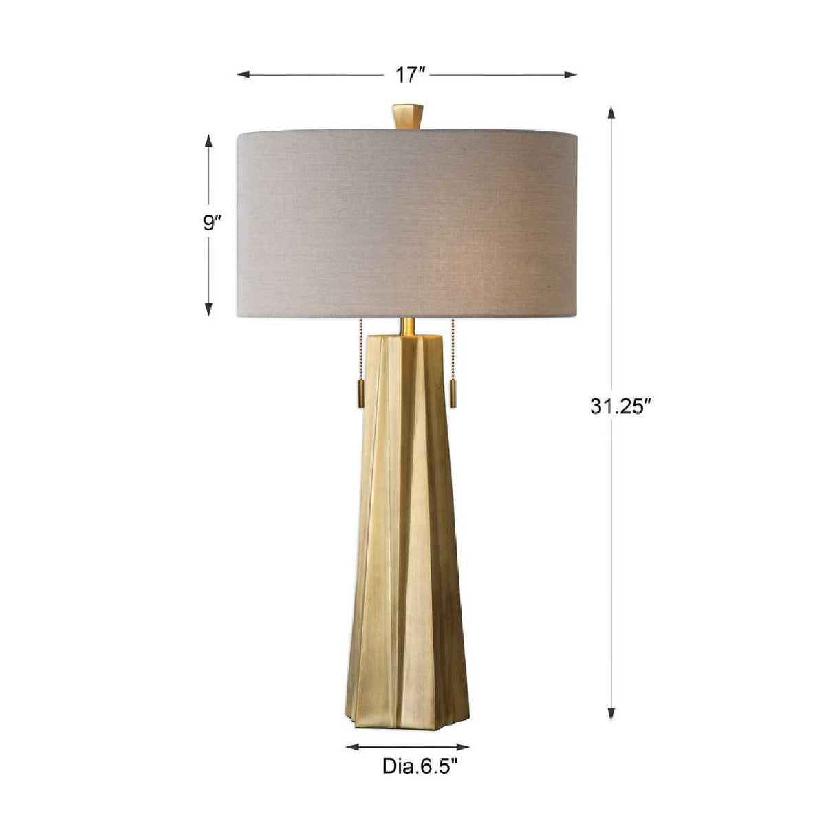 Antique Brass Table Lamp | Oroa.com
