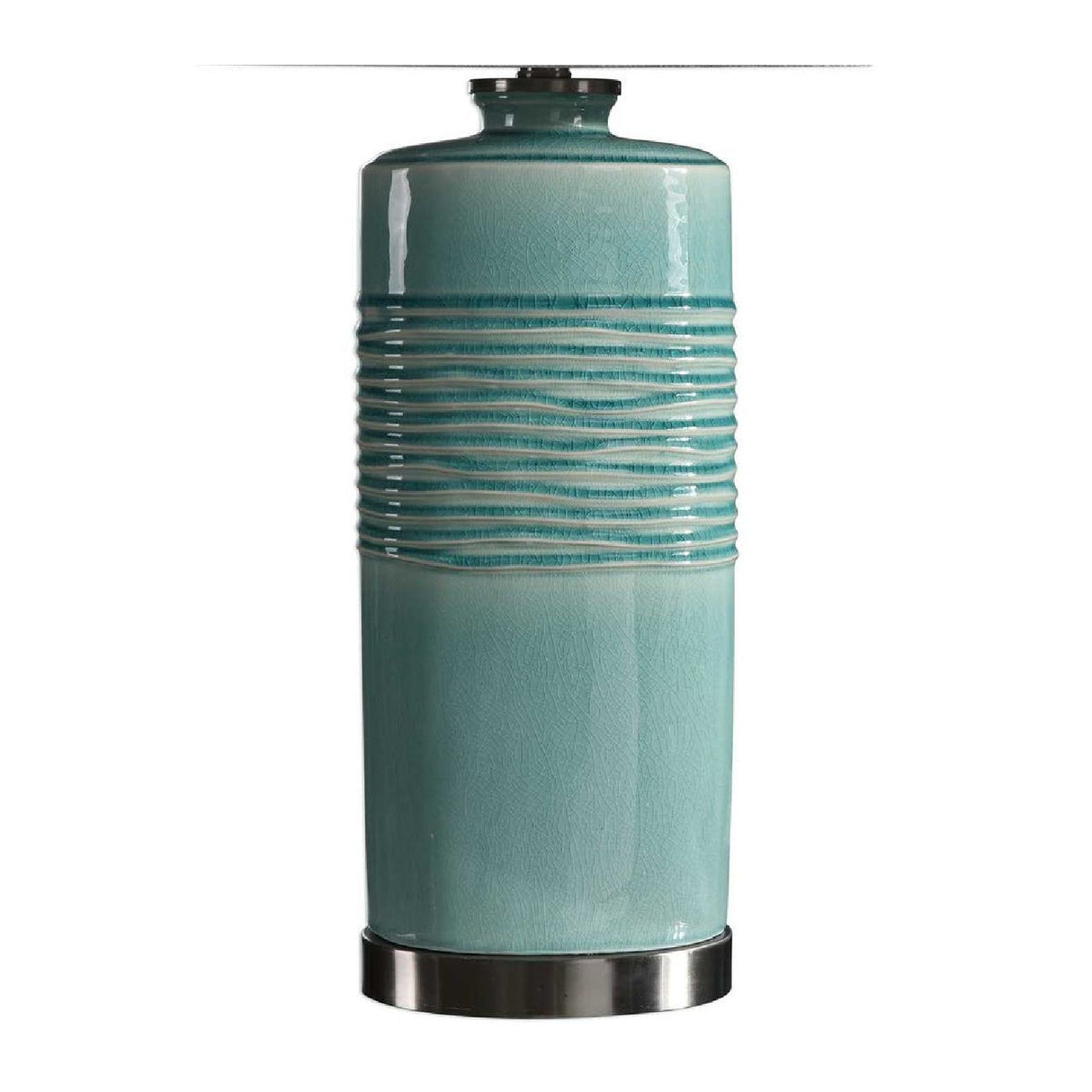 Modern European furniture - Oval Column Ceramic Table Lamp by Uttermost Rila - www.oroa.com
