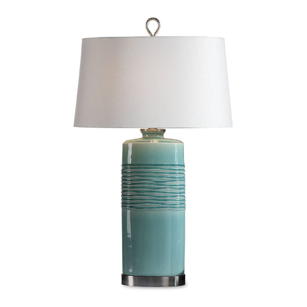 Modern European furniture - Oval Column Ceramic Table Lamp by Uttermost Rila - www.oroa.com