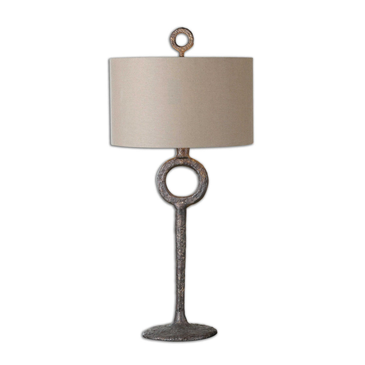 Modern European furniture - Hammered Bronze Table Lamp by - Uttermost Ferro - www.oroa.com