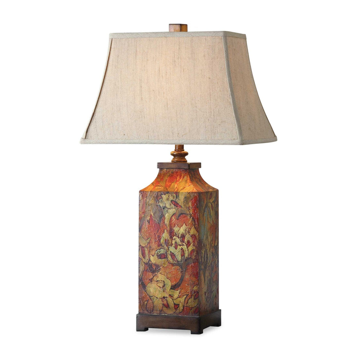 Modern European furniture - Floral Print Table Lamp - www.oroa.com