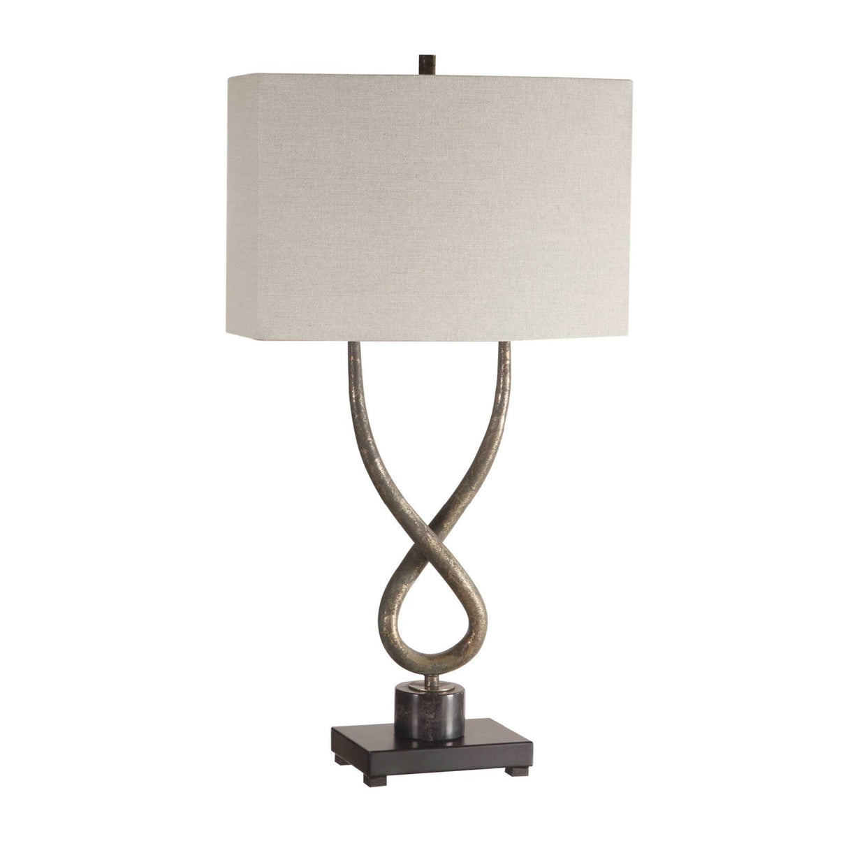 Modern European furniture - Twisted Aged Silver Table Lamp by Uttermost Talema - www.oroa.com