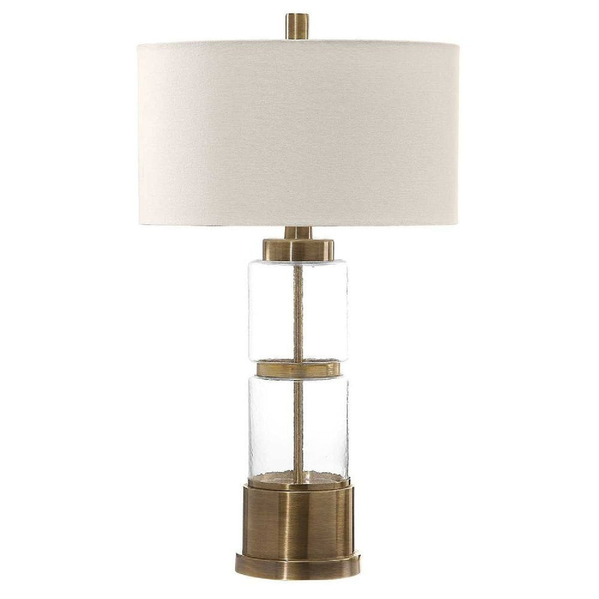 Stacked Glass Column Table Lamp by Uttermost Vaiga