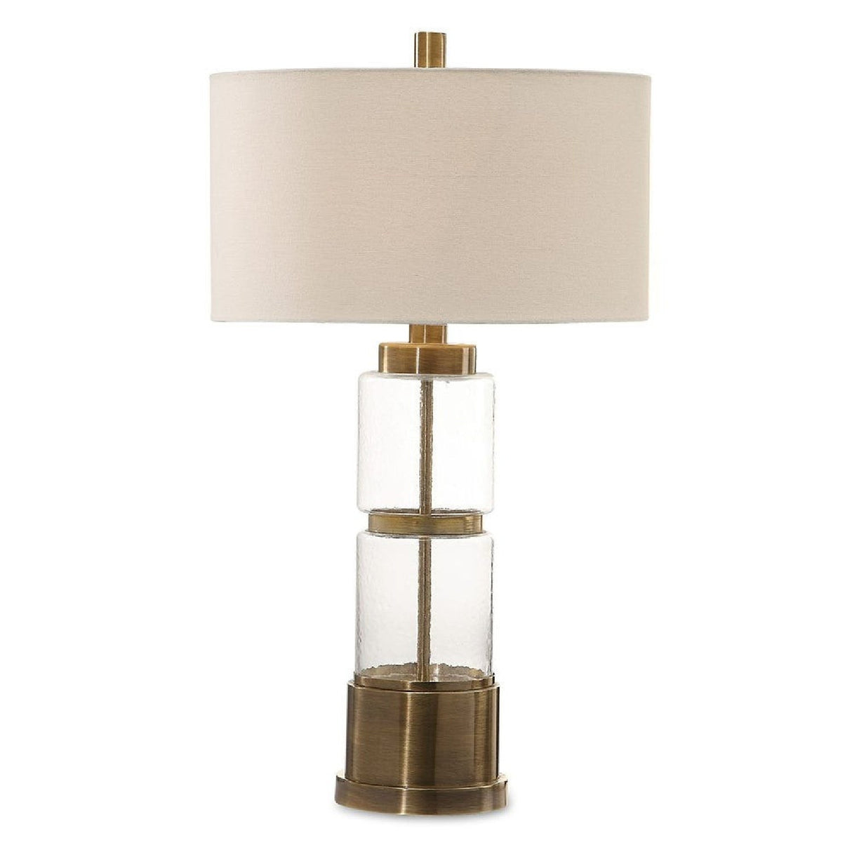 Stacked Glass Column Table Lamp by Uttermost Vaiga, alternate view 3