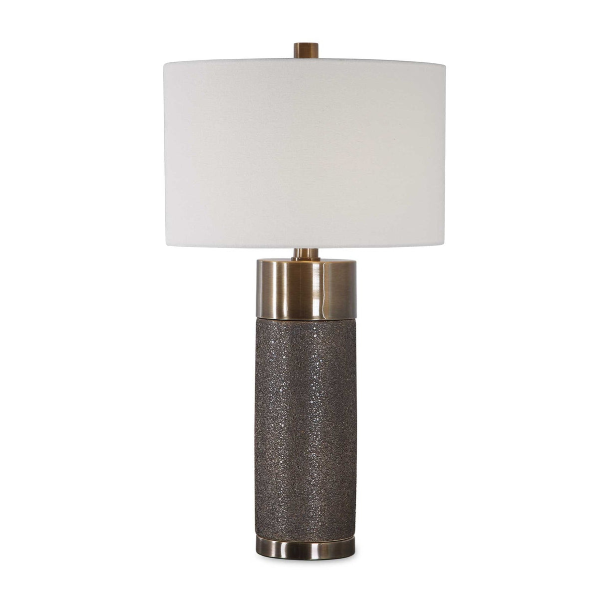 Modern European furniture - Textured Bronze Ceramic Table Lamp by Uttermost Brannock - www.oroa.com