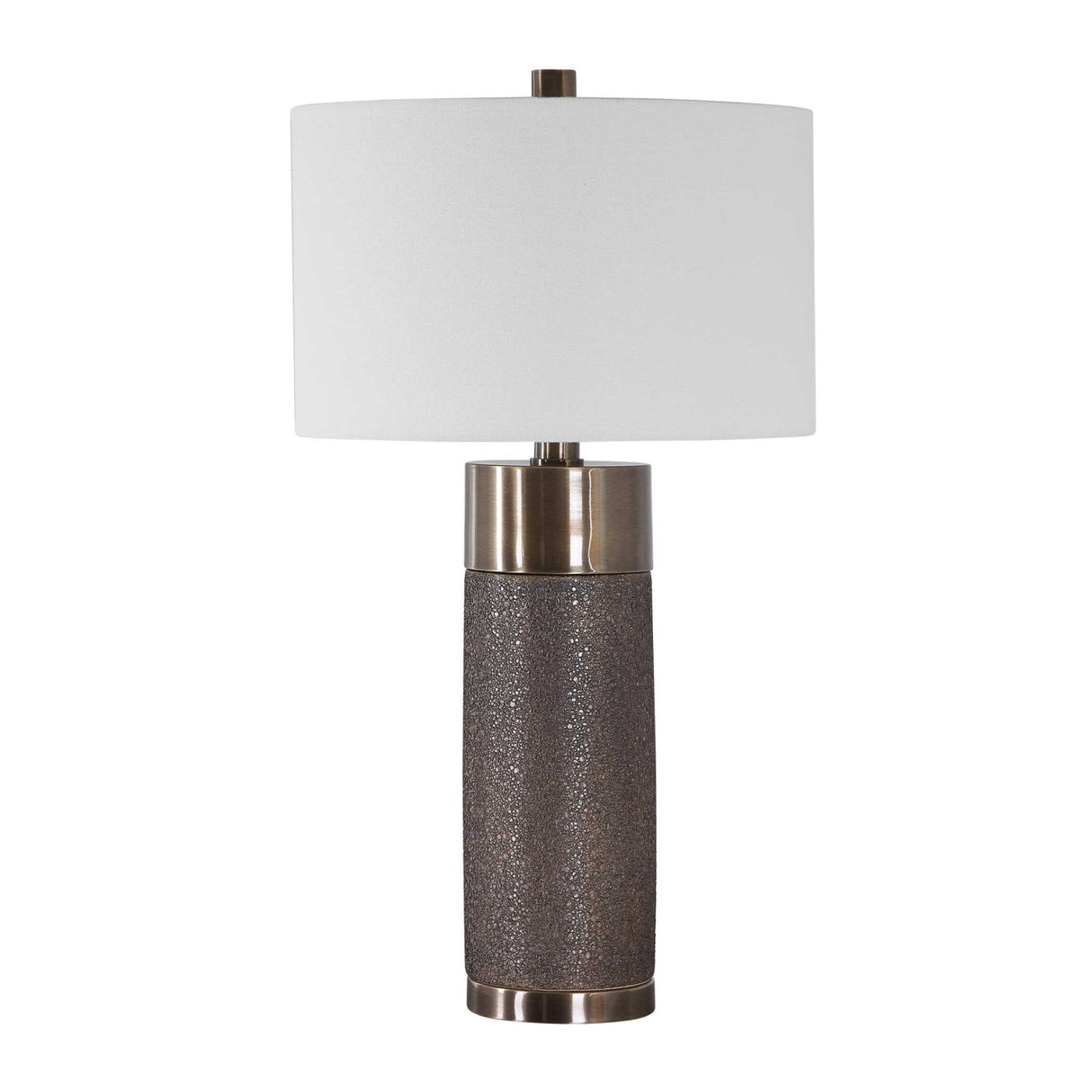 Modern European furniture - Textured Bronze Ceramic Table Lamp by Uttermost Brannock - www.oroa.com