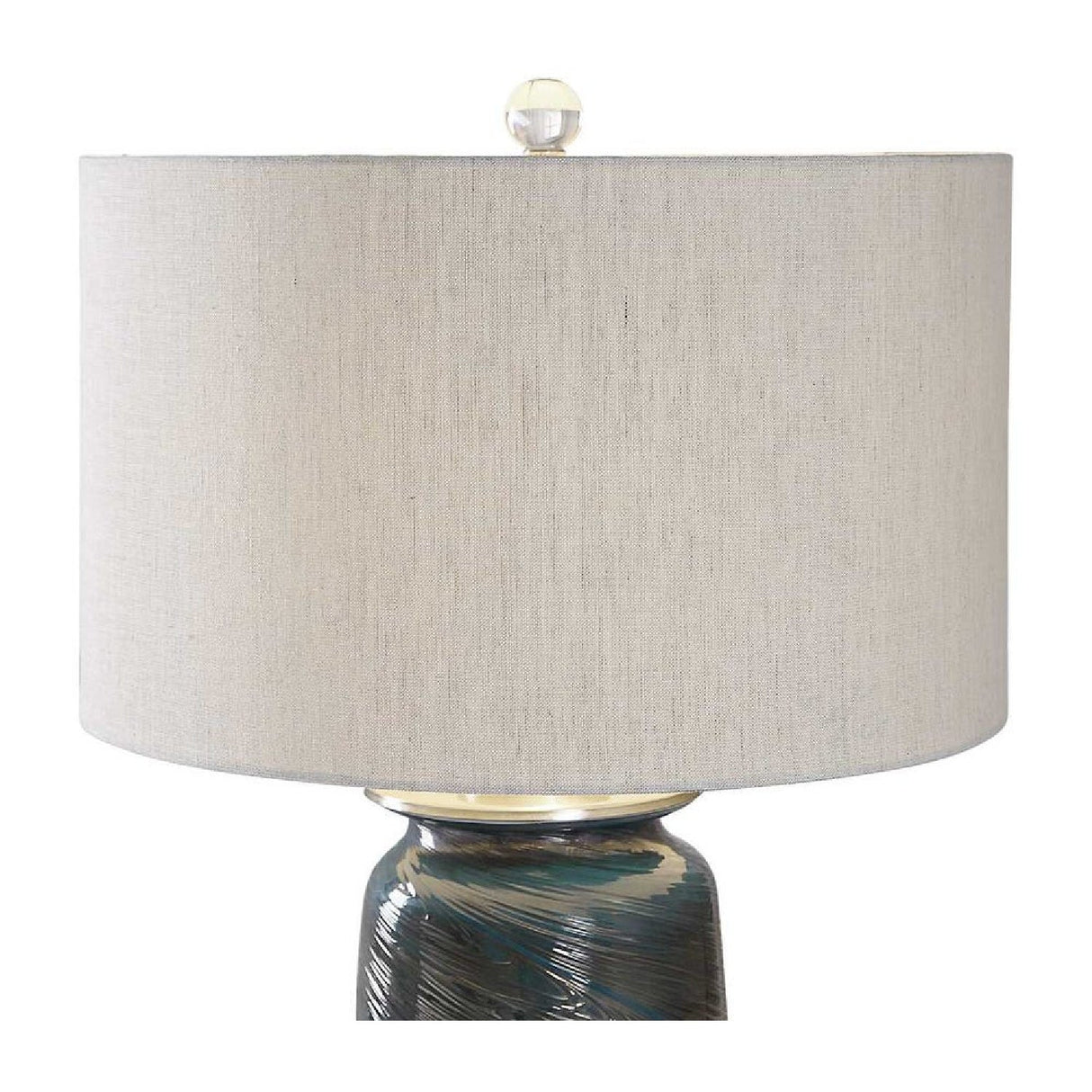 Modern European furniture - Swirl Textured Glass Table Lamp by Uttermost Olesya - www.oroa.com