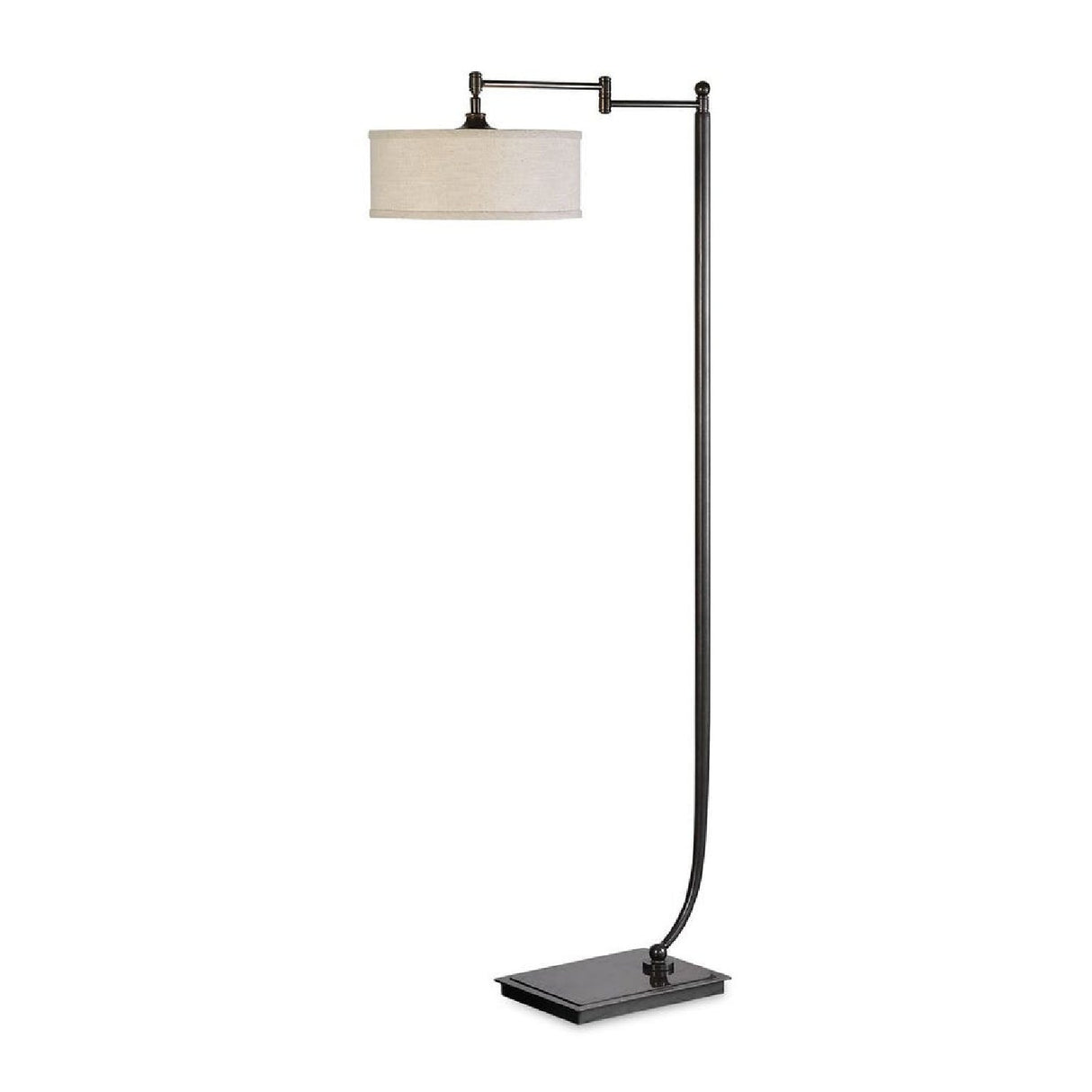 Dark Bronze Adjustable Floor Lamp by Uttermost Lamine