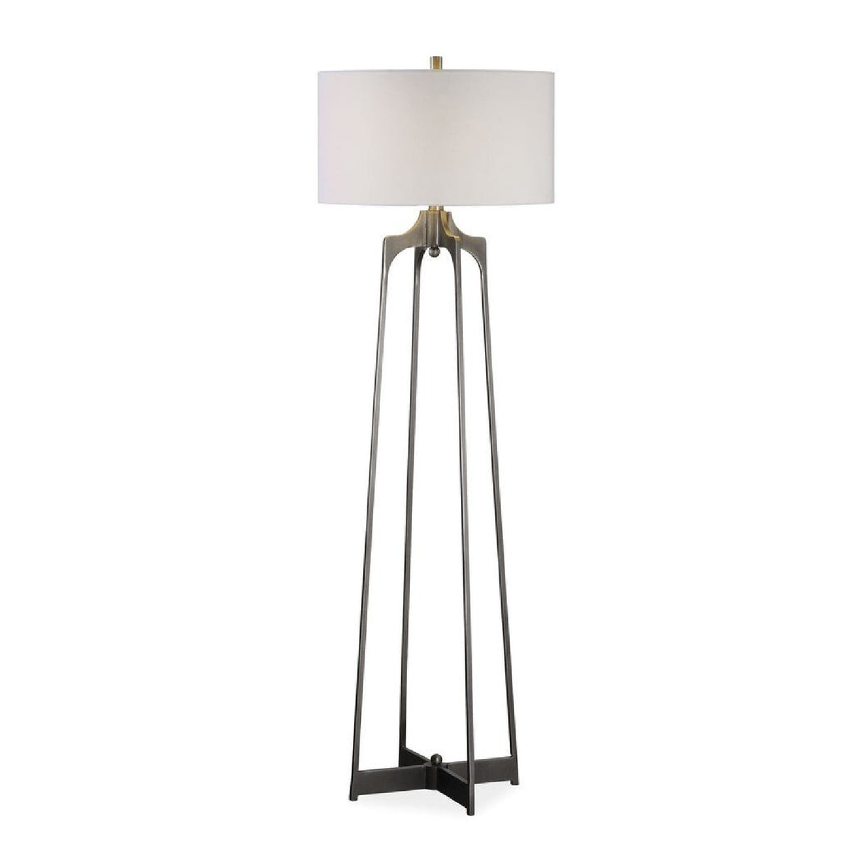 Forged Steel Floor Lamp | Uttermost Adrian