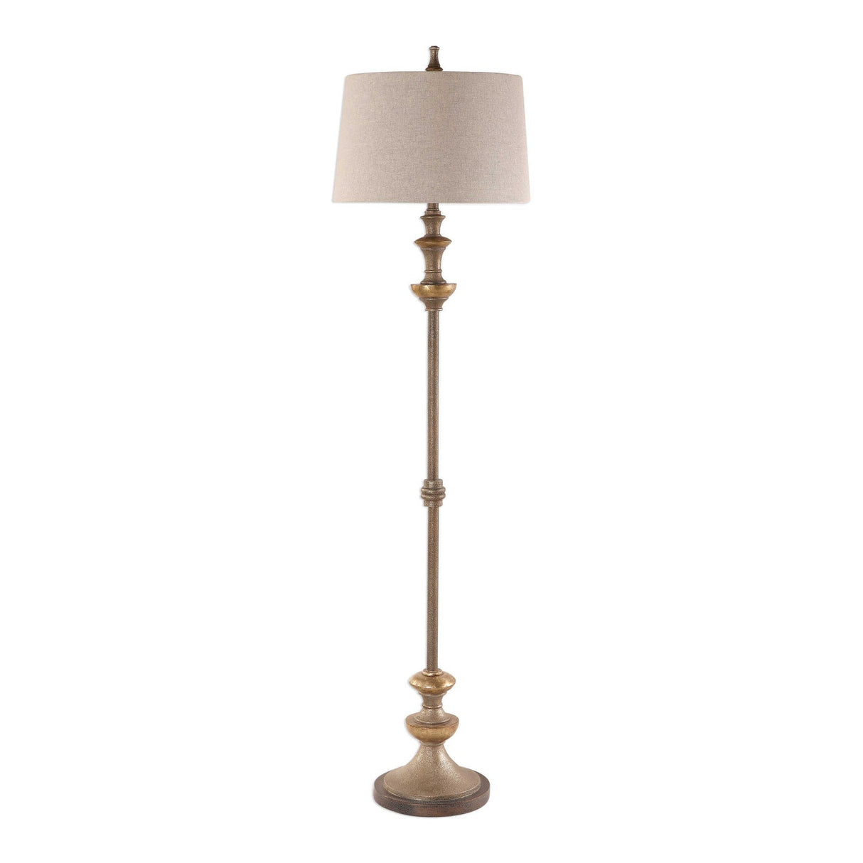 Modern European furniture - Textured Silver Floor Lamp - www.oroa.com
