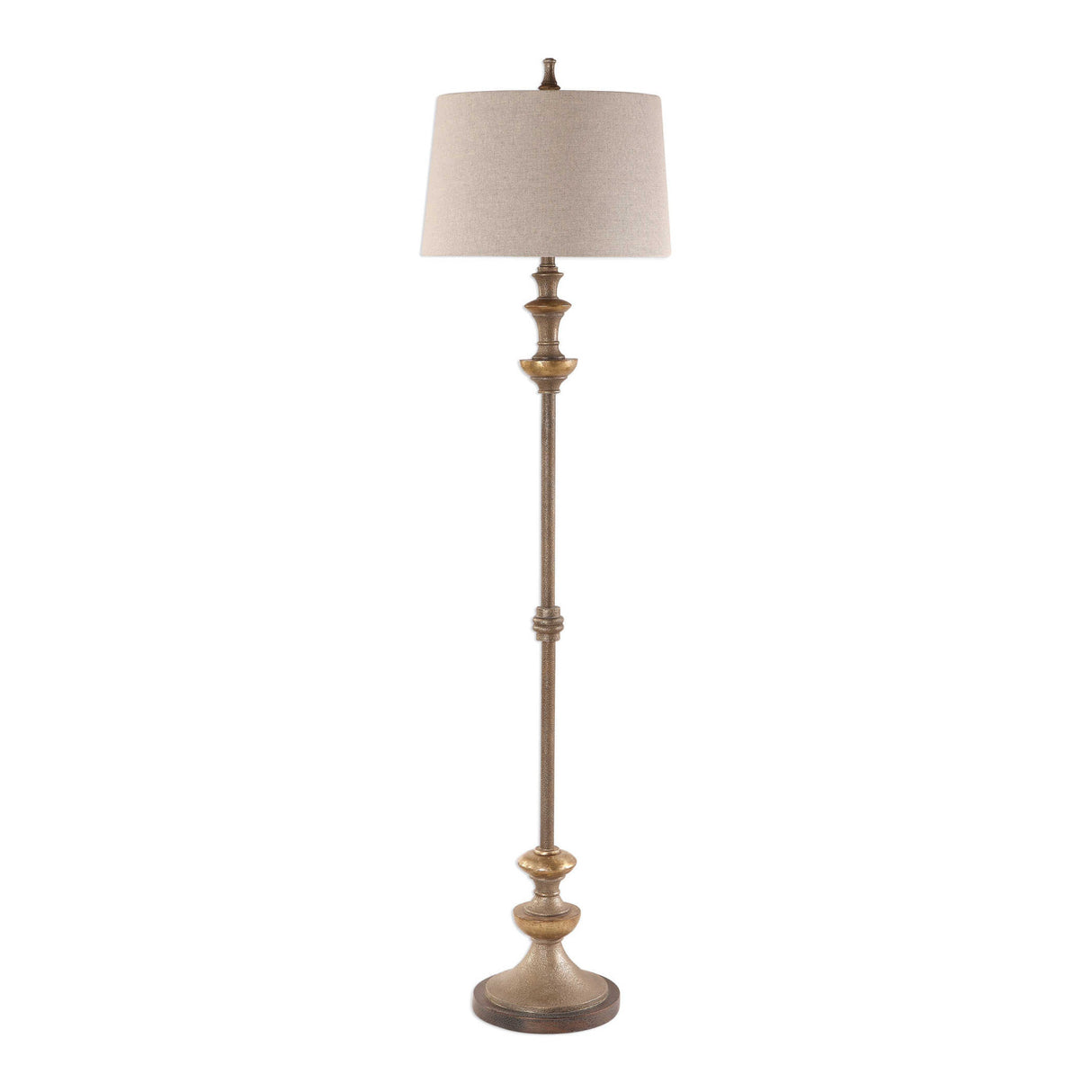 Modern European furniture - Textured Silver Floor Lamp - www.oroa.com
