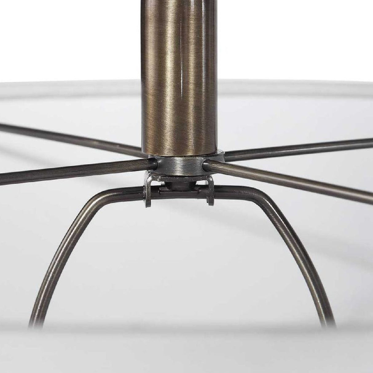 White Linen Shade Floor Lamp | Uttermost Maud - www.oroa.com