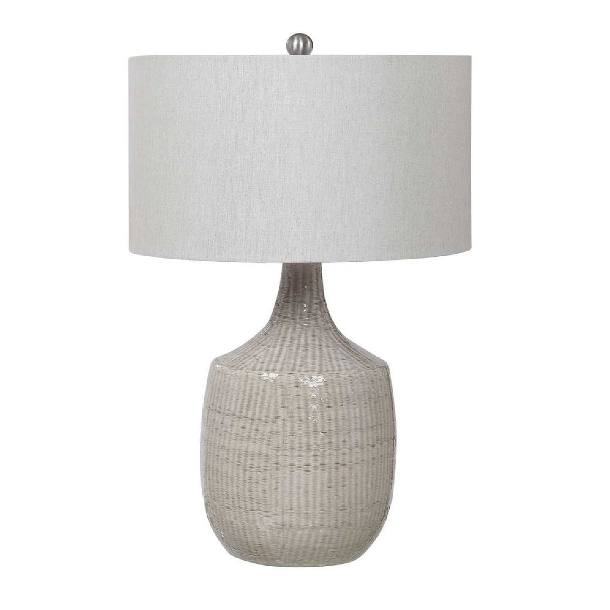 Gray Ceramic Table Lamp by Uttermost Felipe, alternate view 3