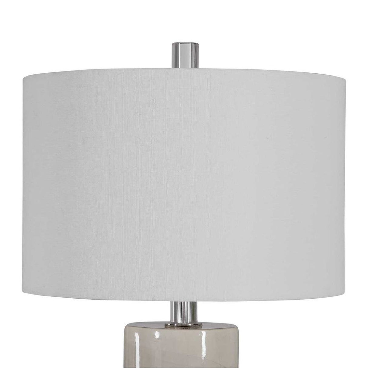 Beige Glazed Ceramic Table Lamp by Uttermost Zesiro, alternate view 3