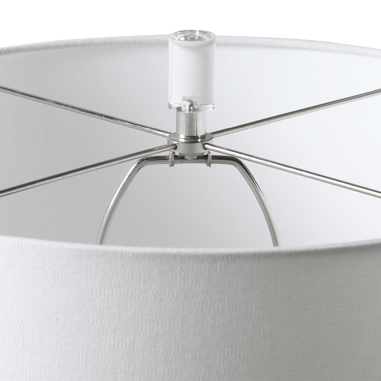 Modern European furniture - White Ceramic Grid Table Lamp - www.oroa.com