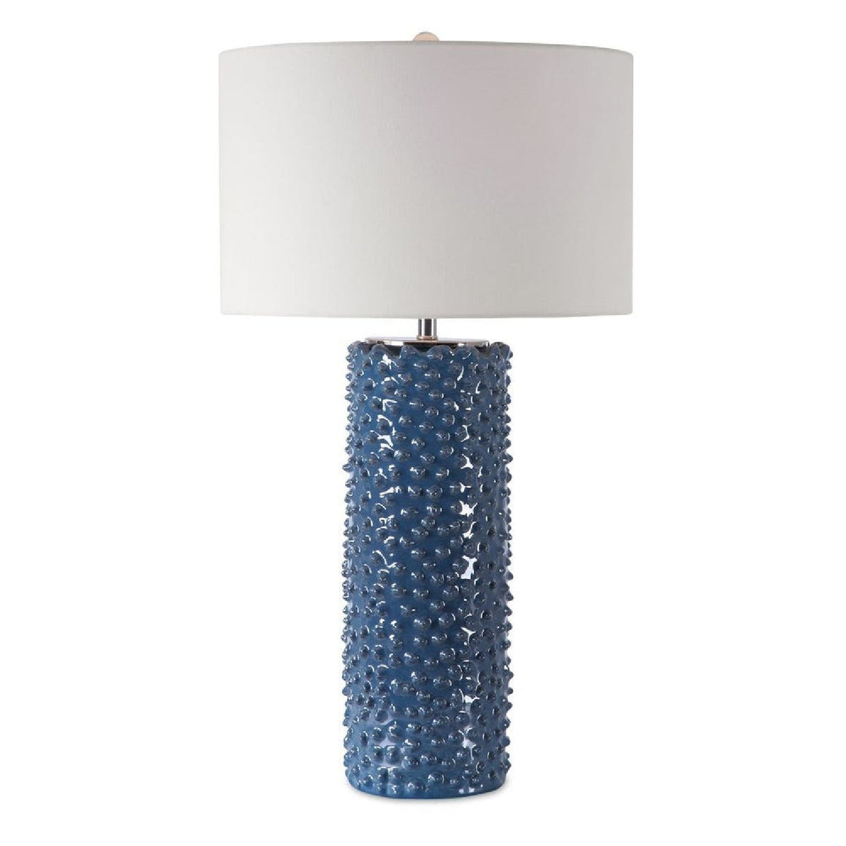 Modern European furniture - Blue Textured Ceramic Table Lamp by Uttermost Ciji - www.oroa.com