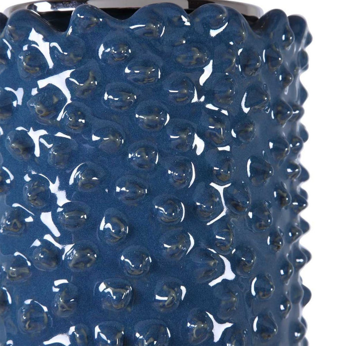 Blue Textured Ceramic Table Lamp | Oroa.com