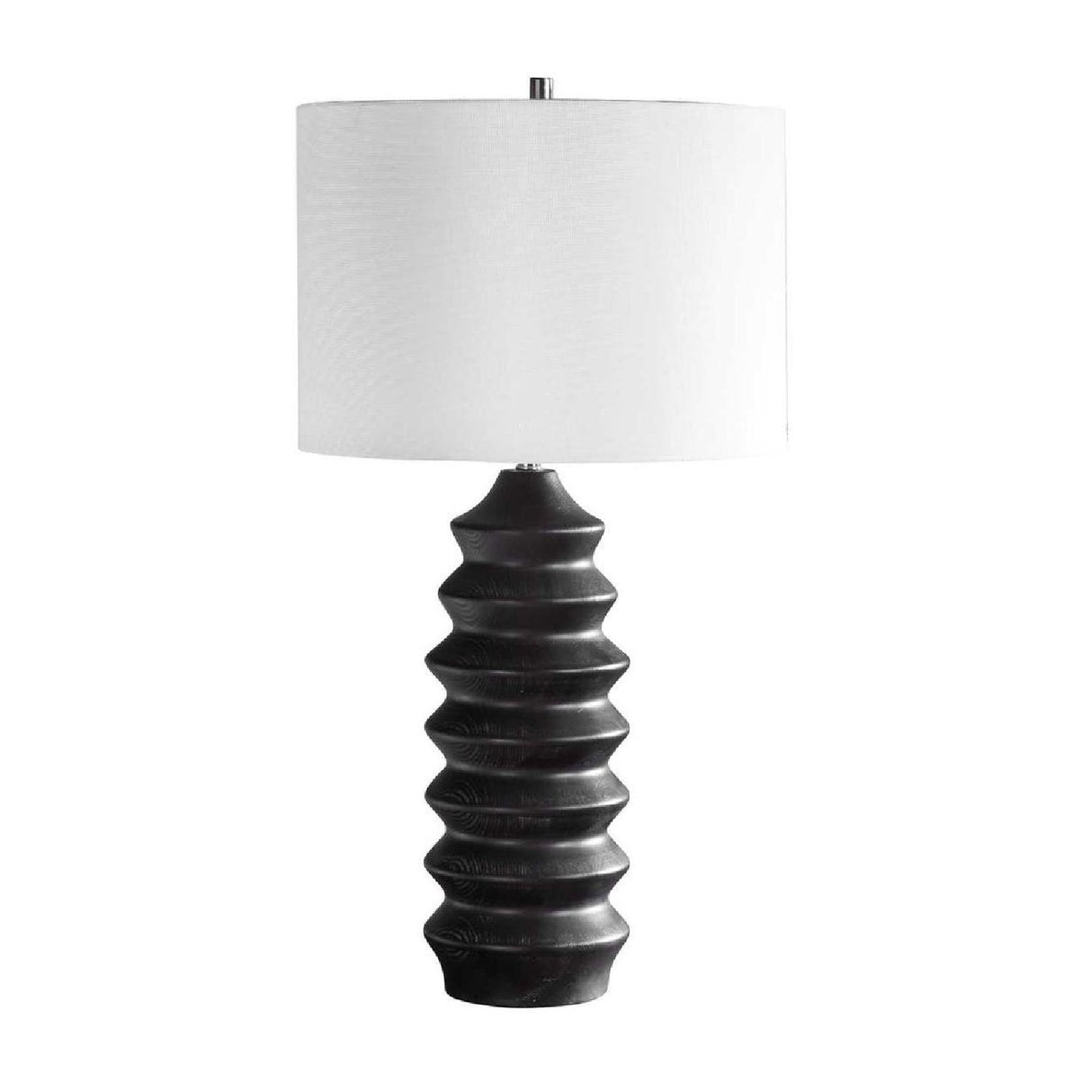 Rustic Black Wood Table Lamp by Uttermost Uplift