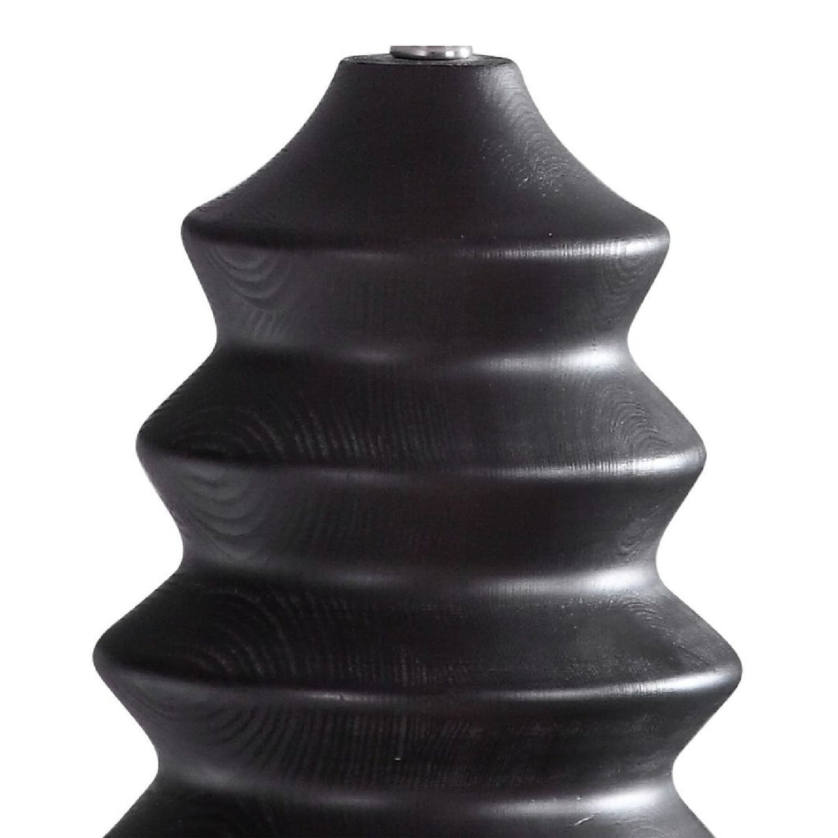 Rustic Black Wood Table Lamp by Uttermost Uplift, alternate view 5