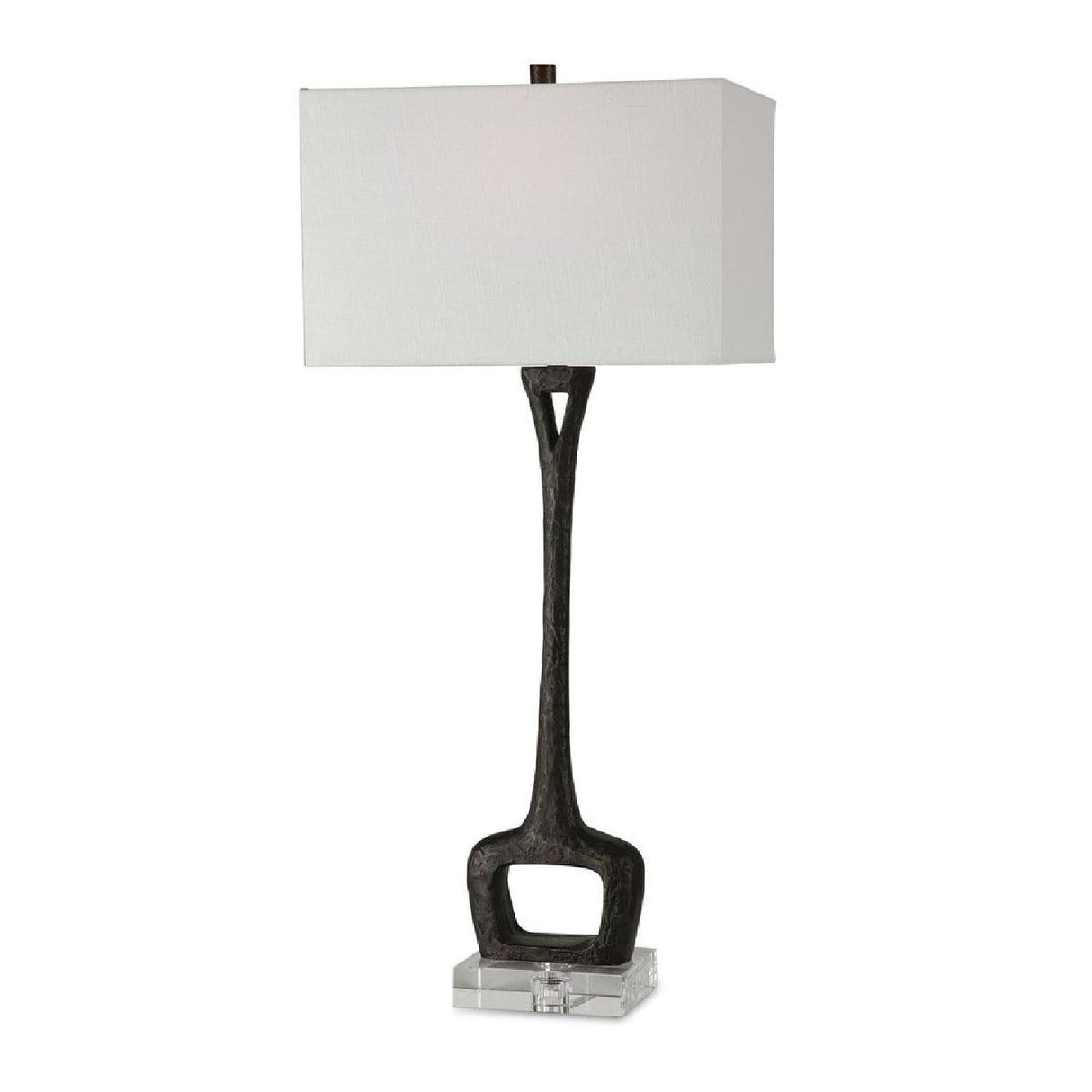 Modern European furniture - Black Cast Iron Table Lamp by Uttermost Darbie - www.oroa.com