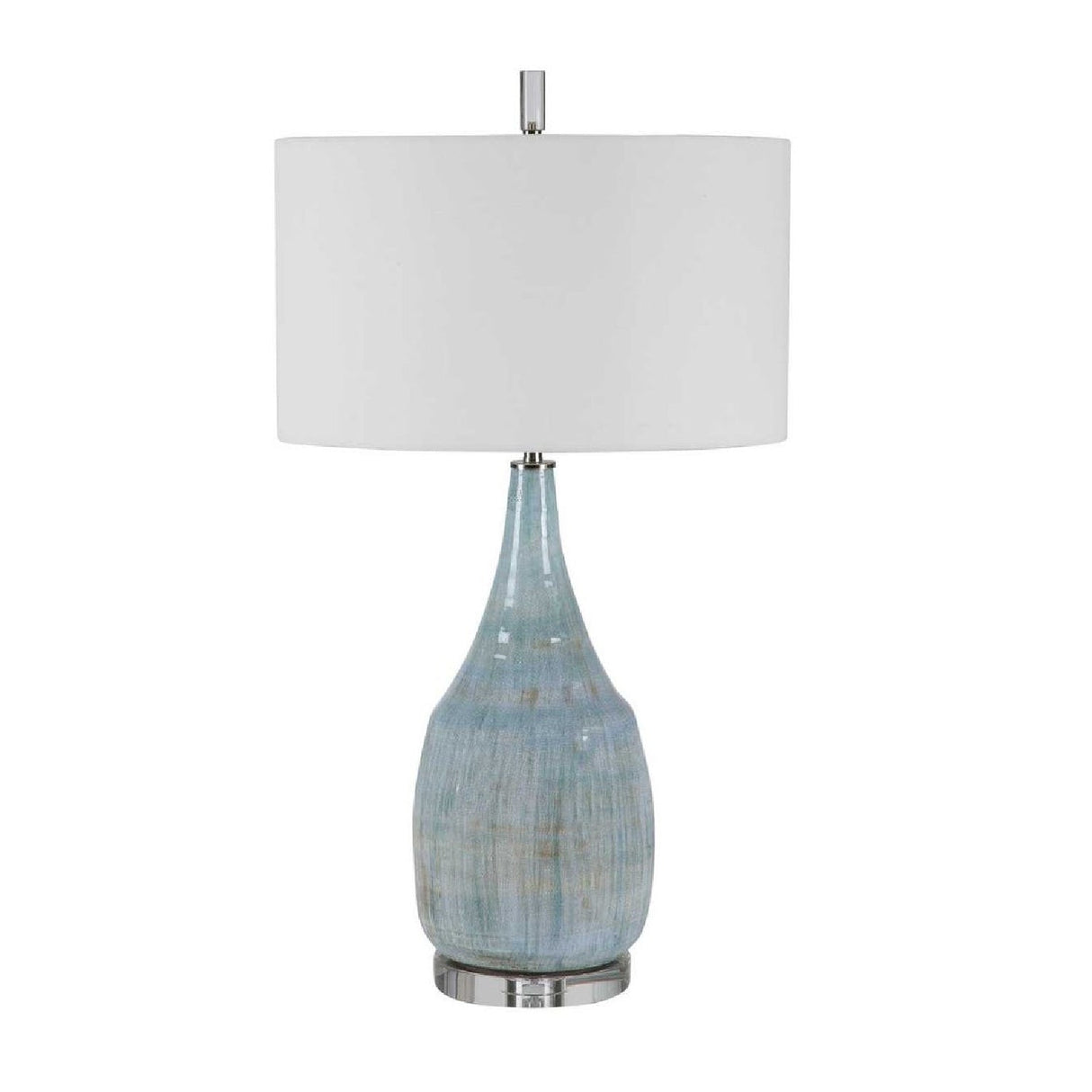 Crackle Glazed Ceramic Table Lamp by Uttermost Rialta, alternate view 3