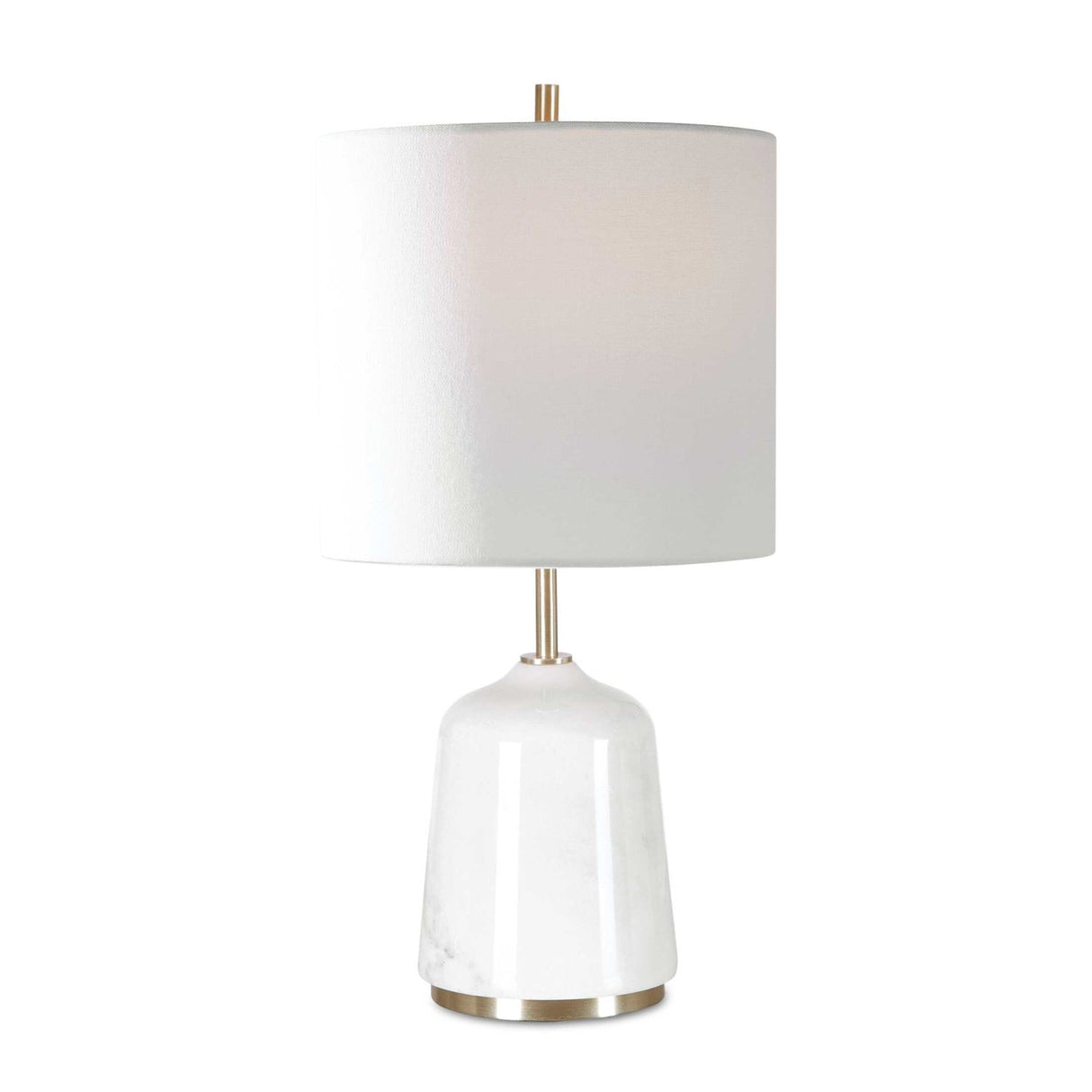 White Marble Table Lamp by Uttermost Eloise