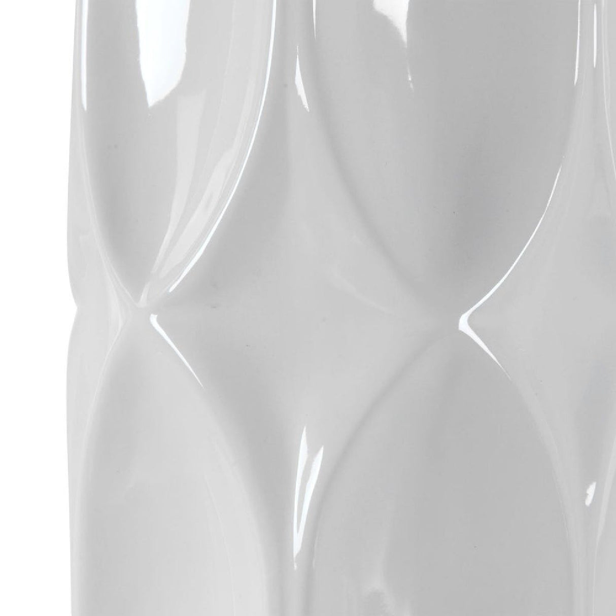Modern European furniture - Glossy White Ceramic Table Lamp by Uttermost Sinclair - www.oroa.com