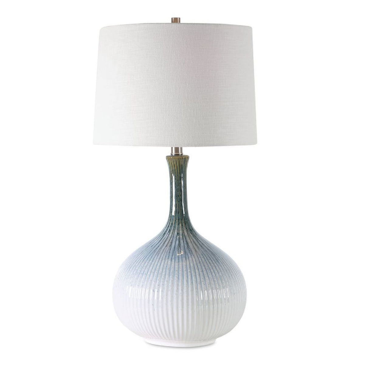 Fluted Gradient Ceramic Table Lamp | Oroa.com