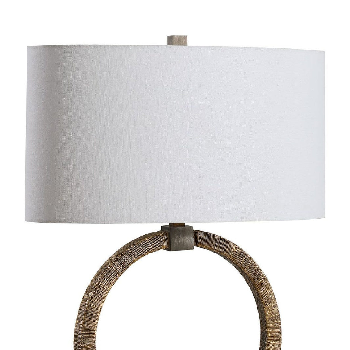 Modern European furniture - Antique Gold Ring Table Lamp Table Lamp by Uttermost Relic - www.oroa.com