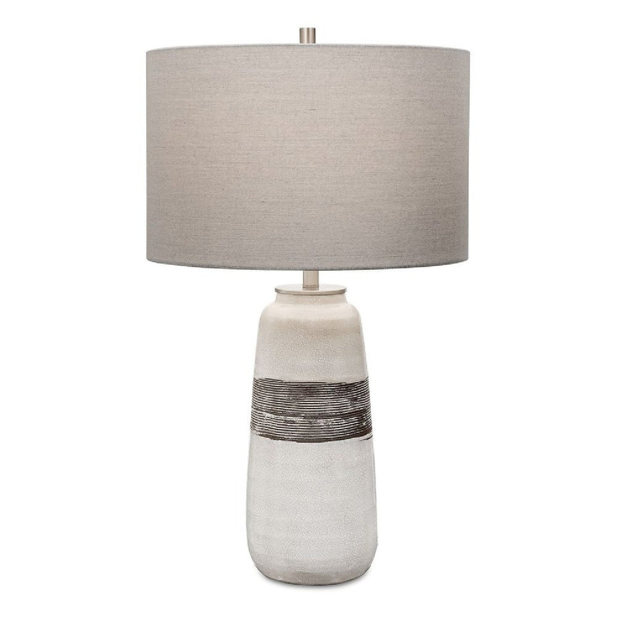 Textured Oval Ceramic Table Lamp by Uttermost Modica