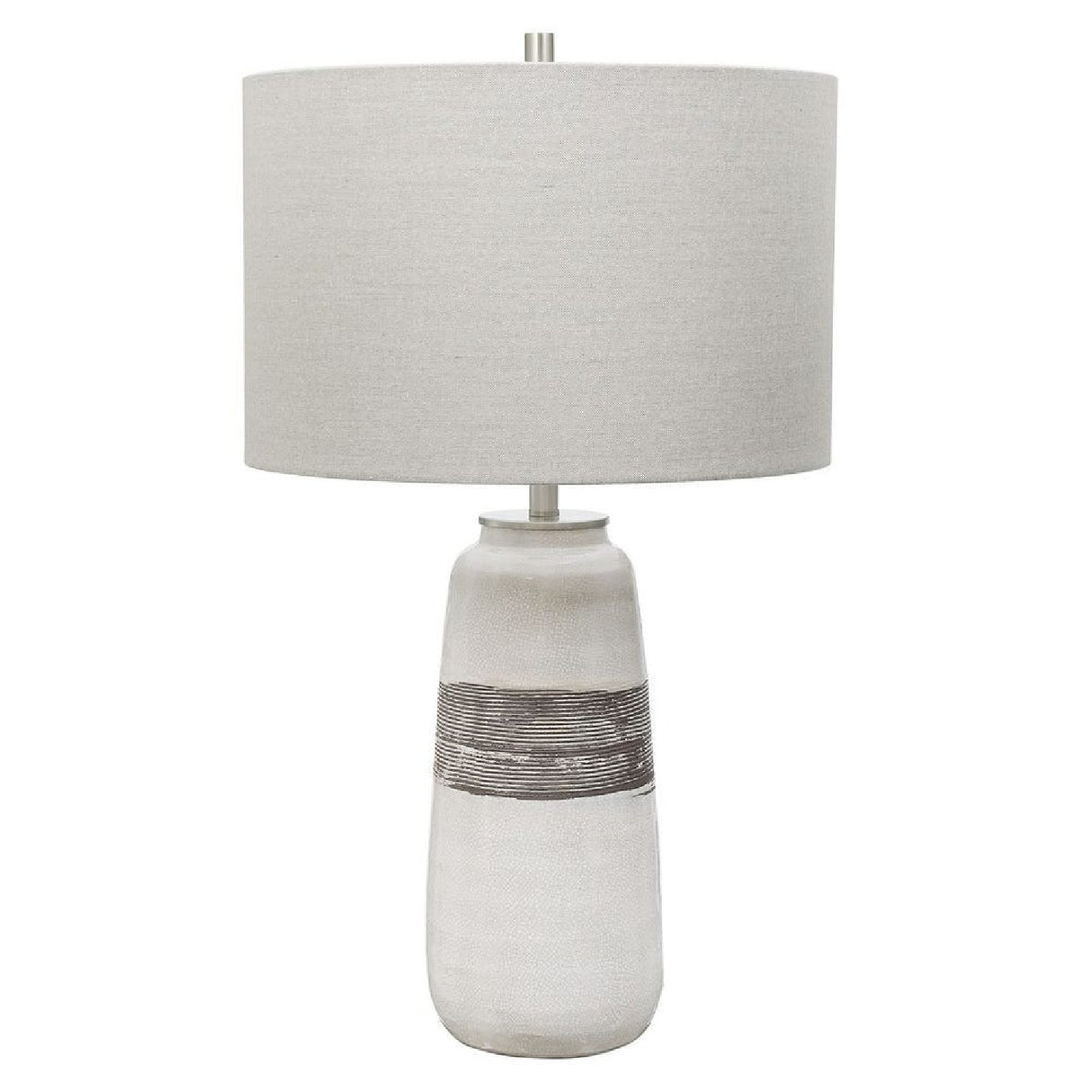Textured Oval Ceramic Table Lamp | Oroa.com