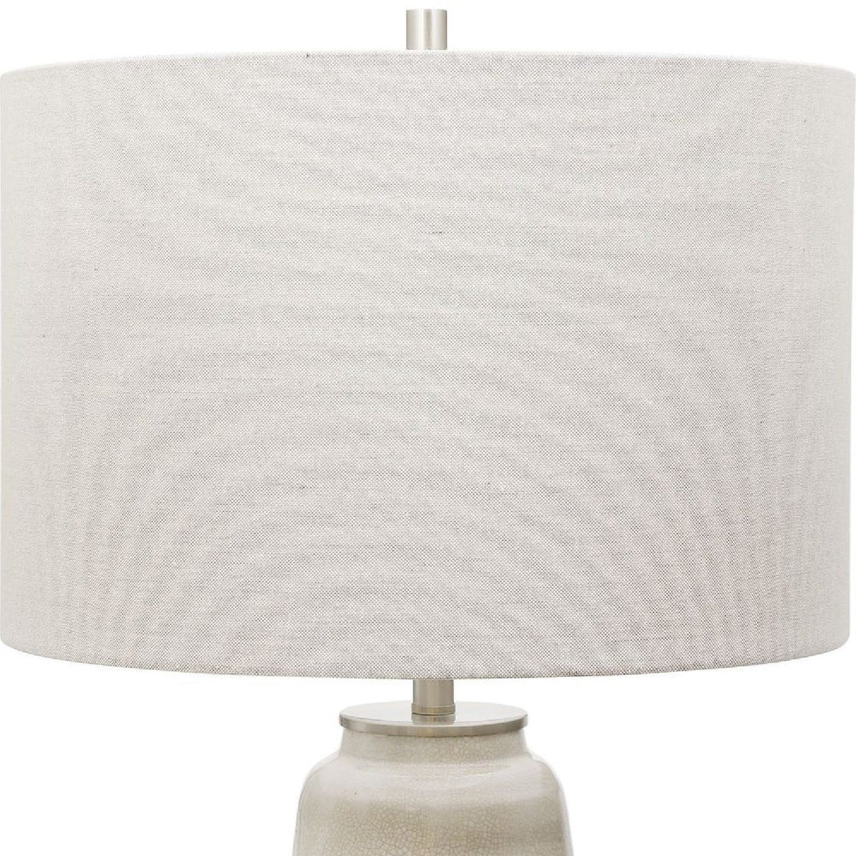 Textured Oval Ceramic Table Lamp by Uttermost Modica, alternate view 5