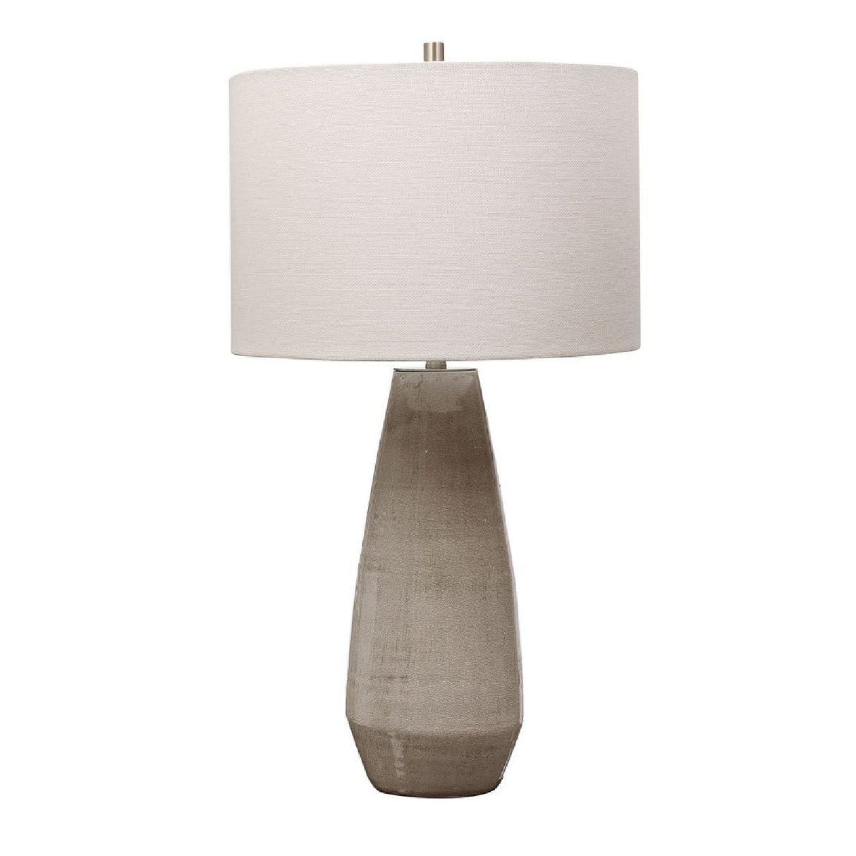 Crackled Gray Ceramic Table Lamp by Uttermost Volterra, alternate view 3